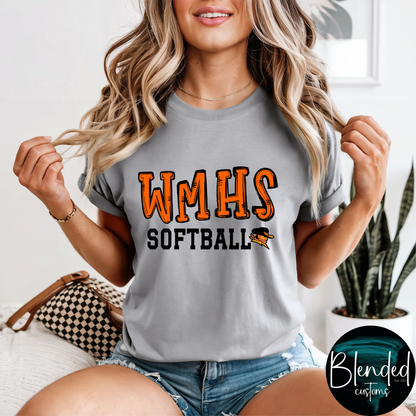 Comfort Colors WMHS Softball T-Shirt