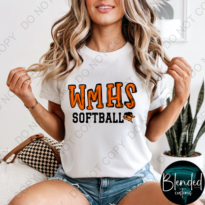 Comfort Colors WMHS Softball T-Shirt