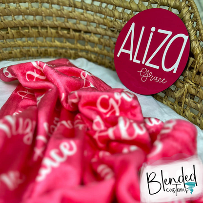 Personalized Baby Name Round