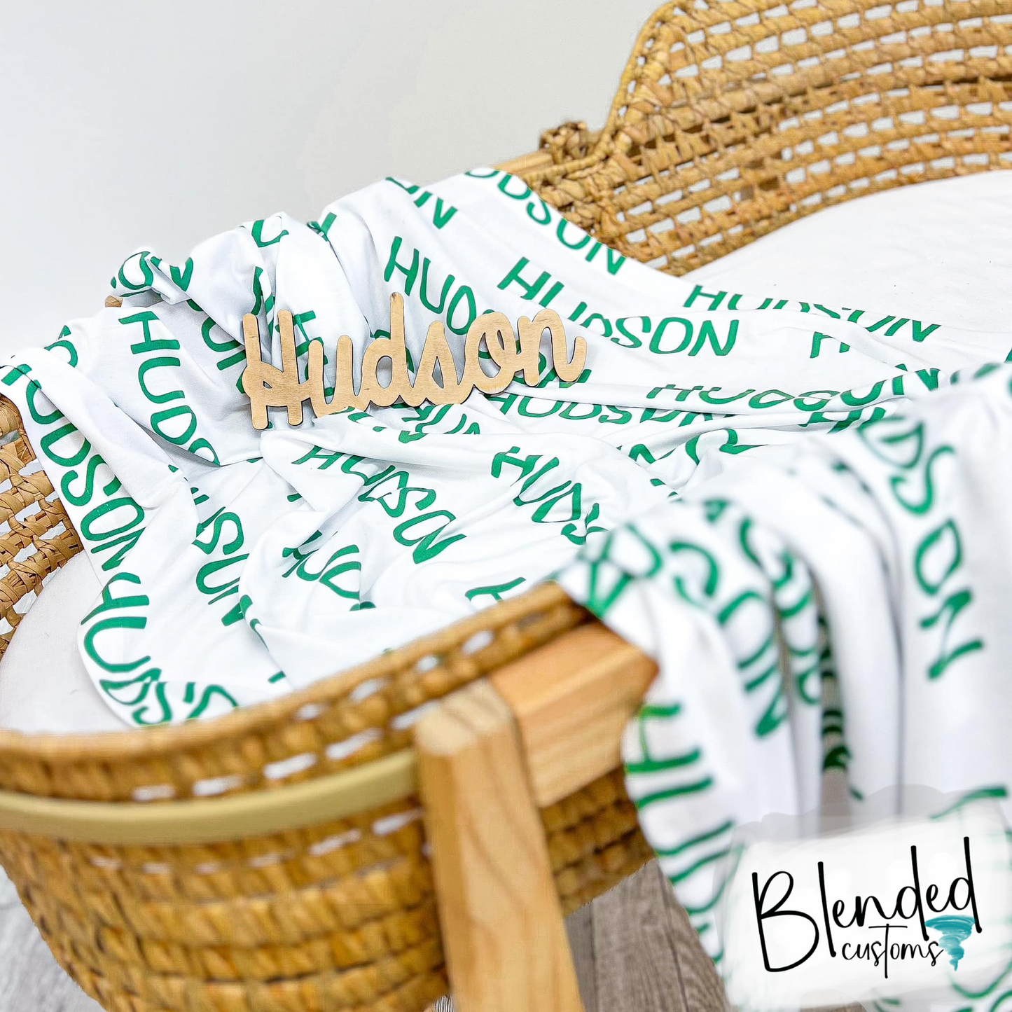 Personalized Baby Name Swaddle