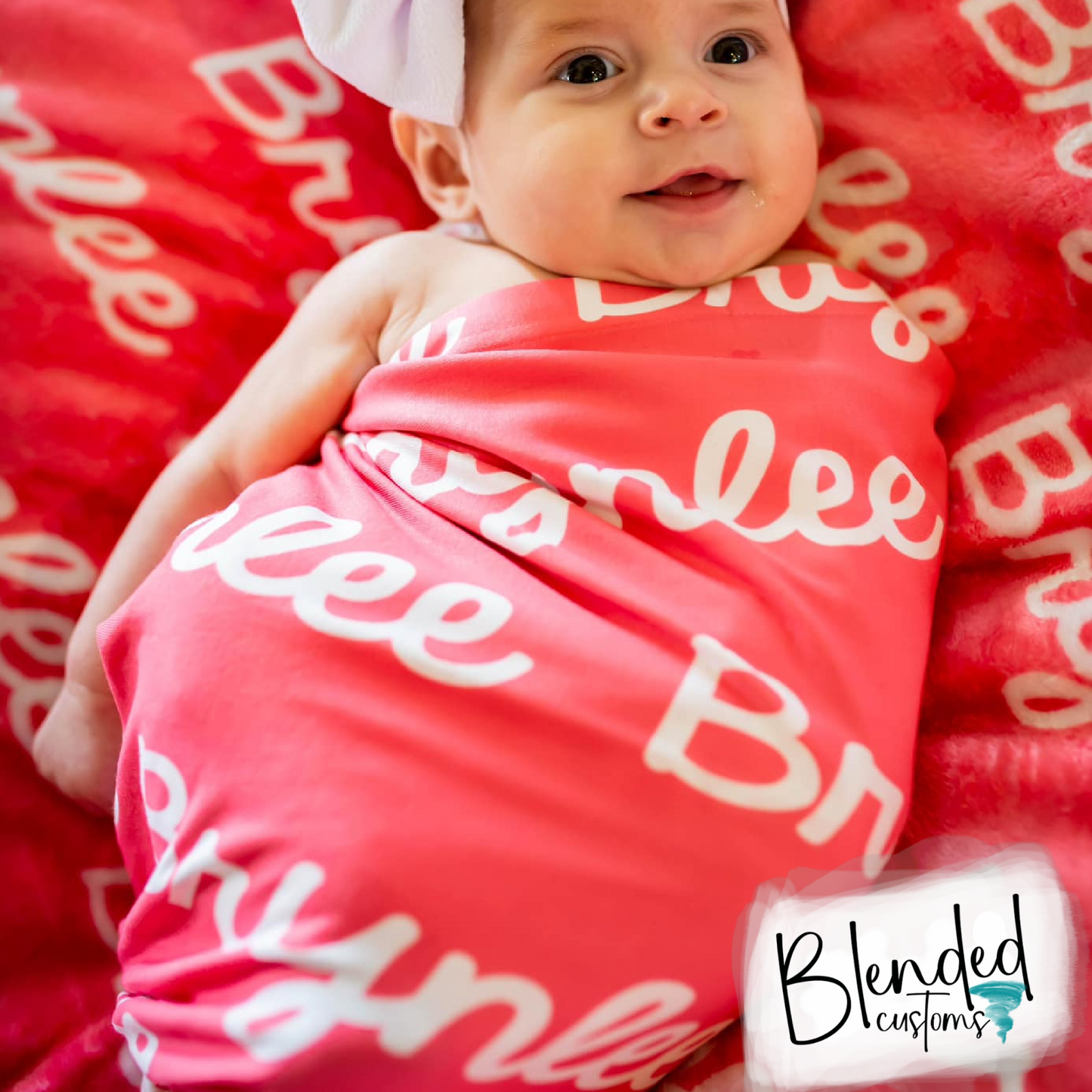 Personalized Baby Name Swaddle