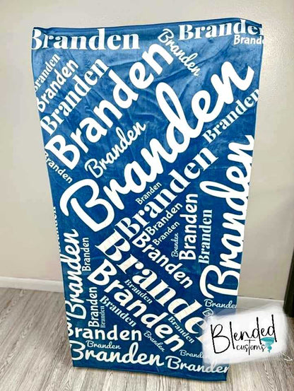 Personalized Name Beach Towels