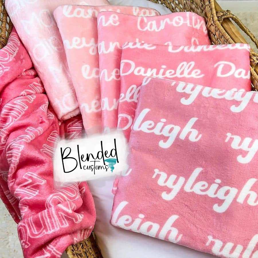 Personalized Baby Name Blanket