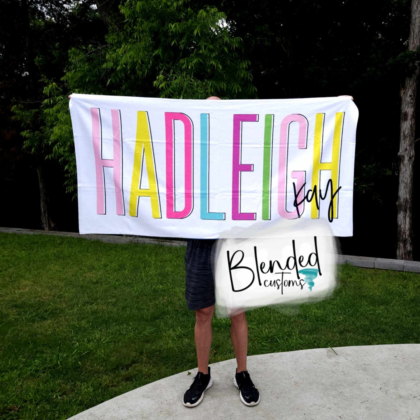 Personalized Name Beach Towel