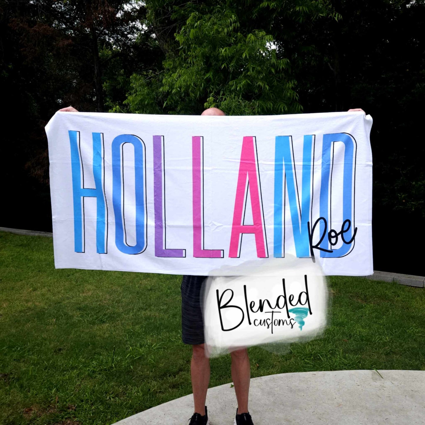 Personalized Name Beach Towel