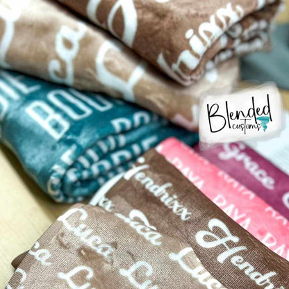 Personalized Baby Name Blanket