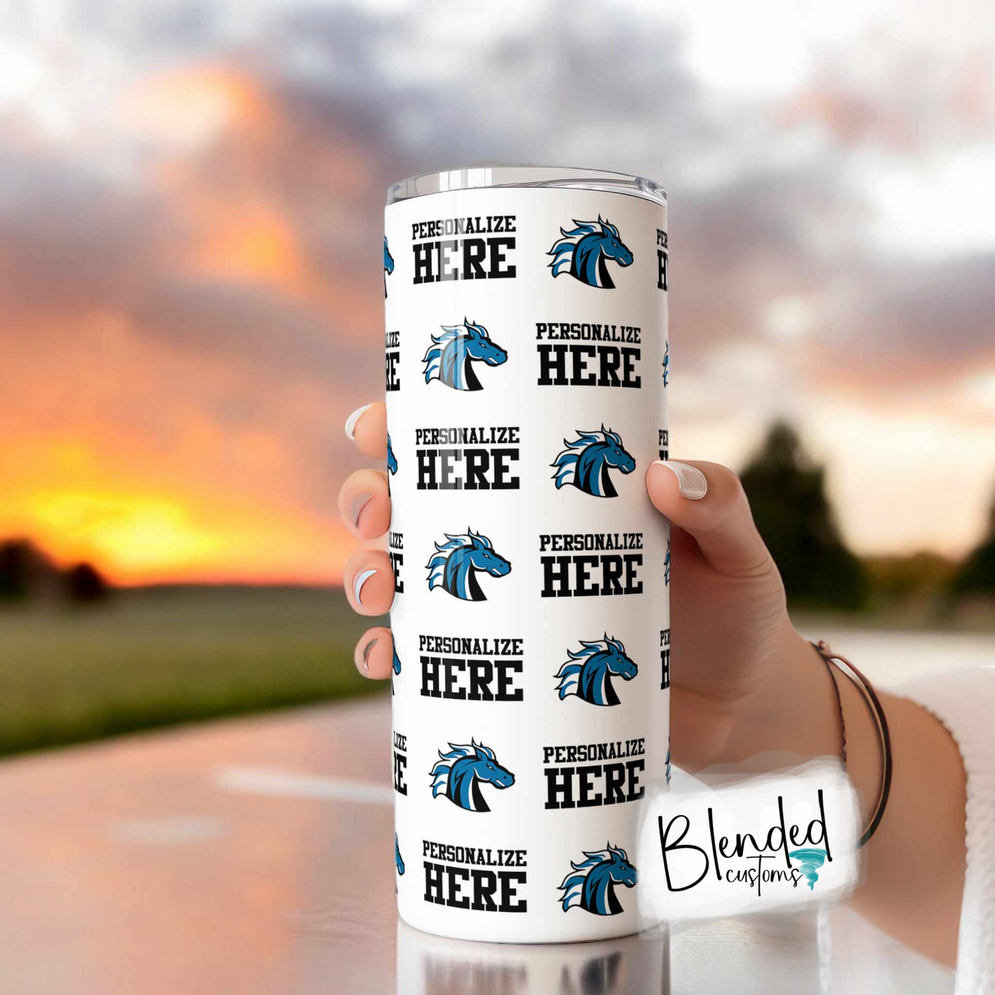 North Mesquite Stallion Tumbler - Personalized