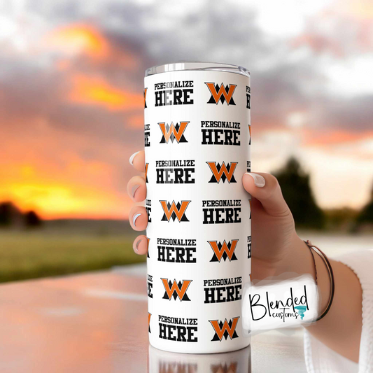 West Mesquite Wranglers Tumbler - Personalized