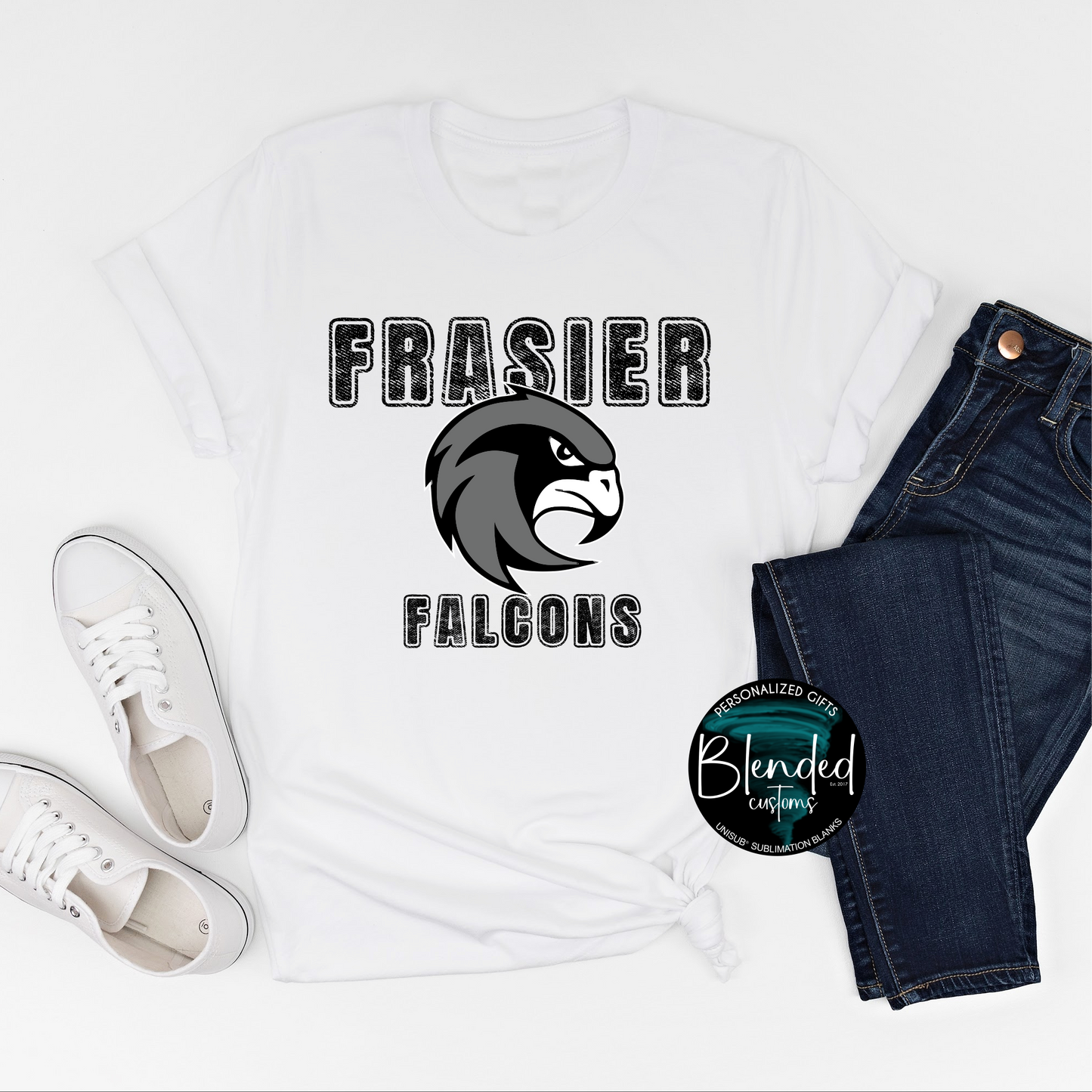 Frasier Falcons School Shirt - Exclusive Design by Blended Customs