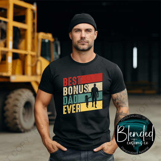 Best Bonus Dad Shirt