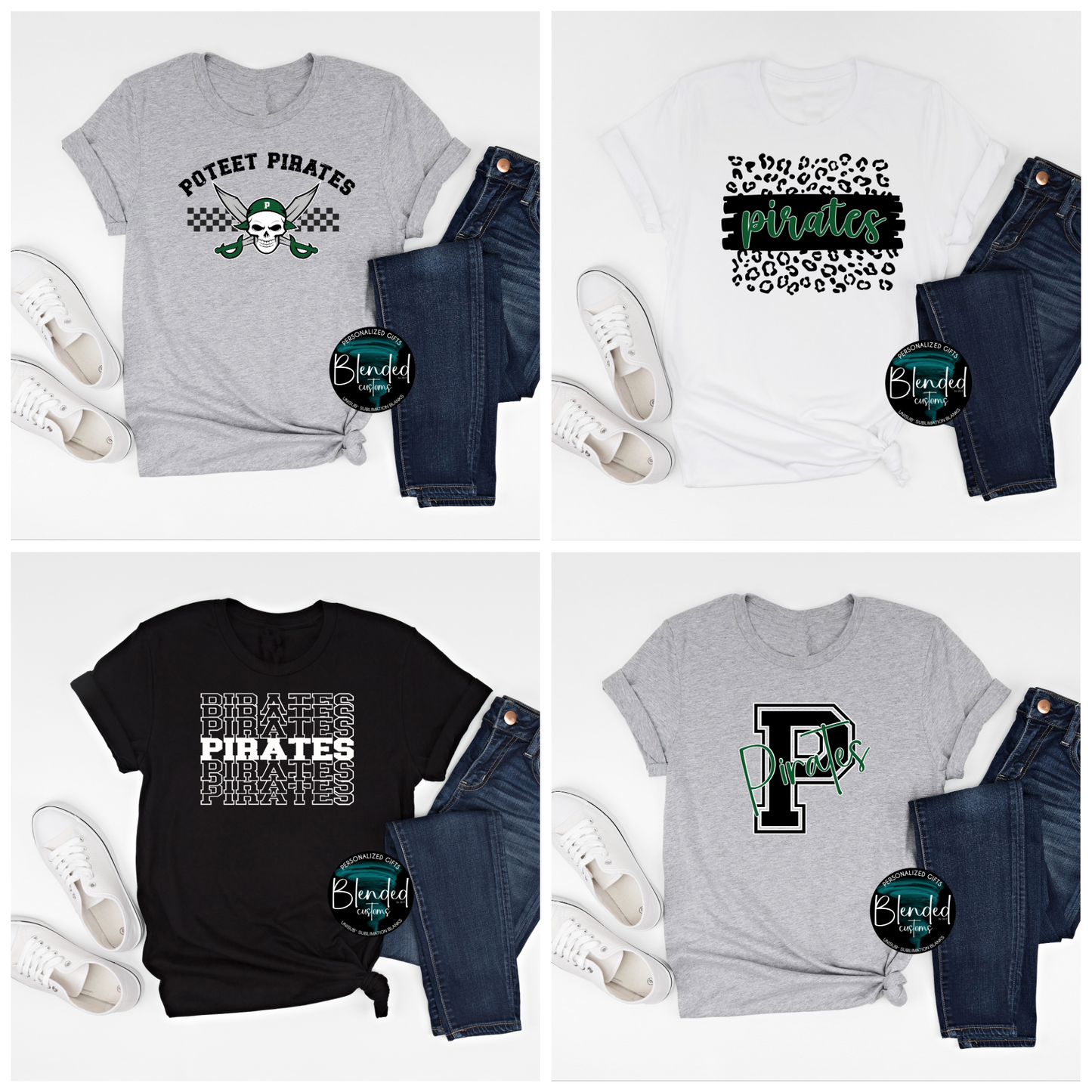 Poteet Pirates School Shirt