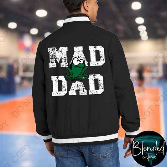Mad Dad Volleyball Varsity Jacket