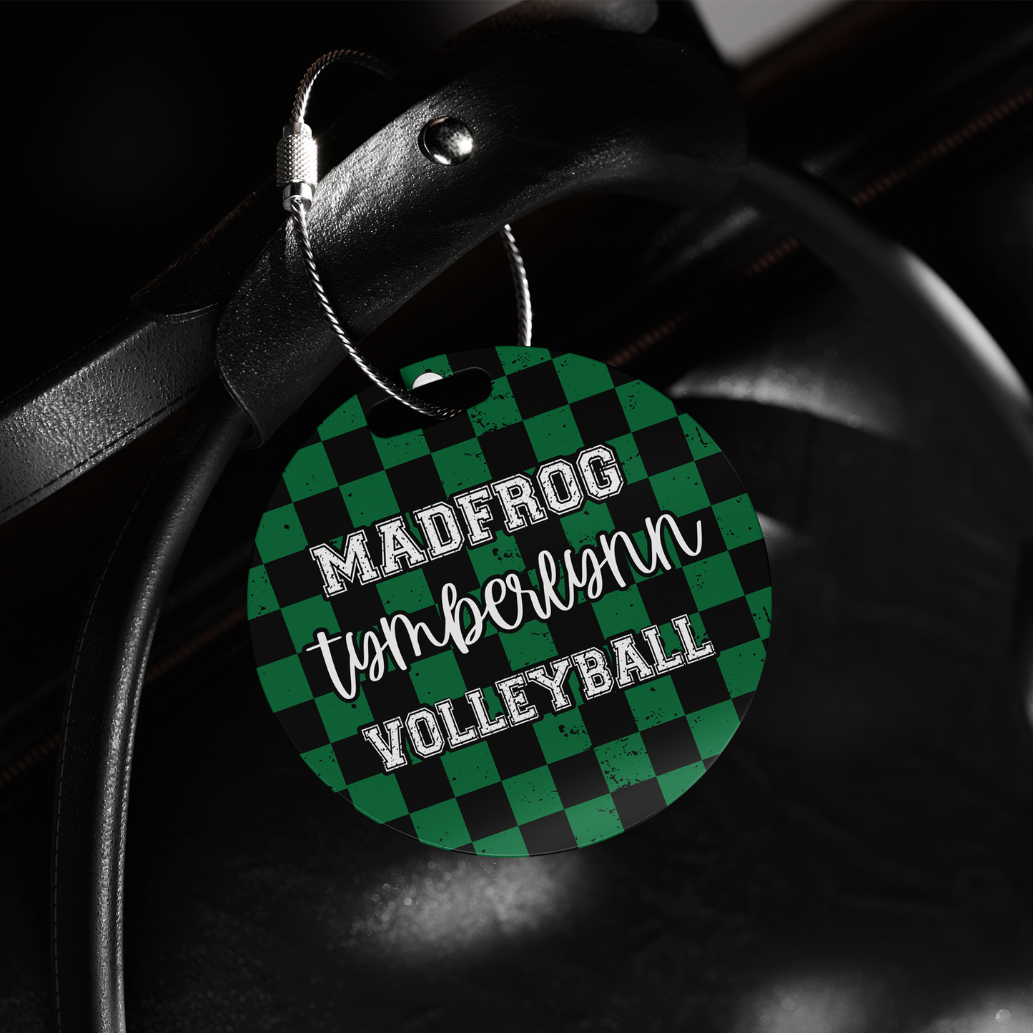 Personalized Madfrog Volleyball Bag Tag