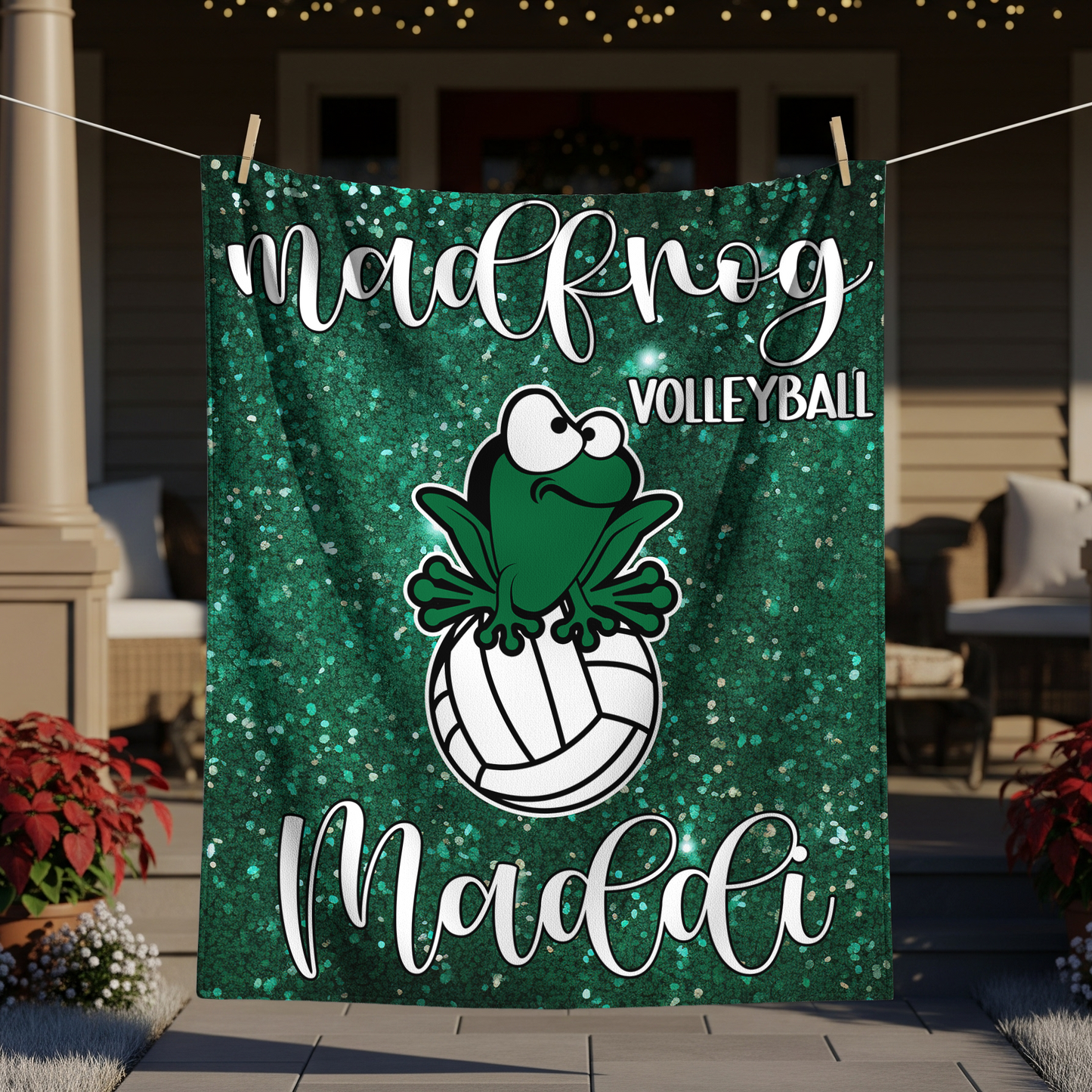 Personalized Madfrog Blanket