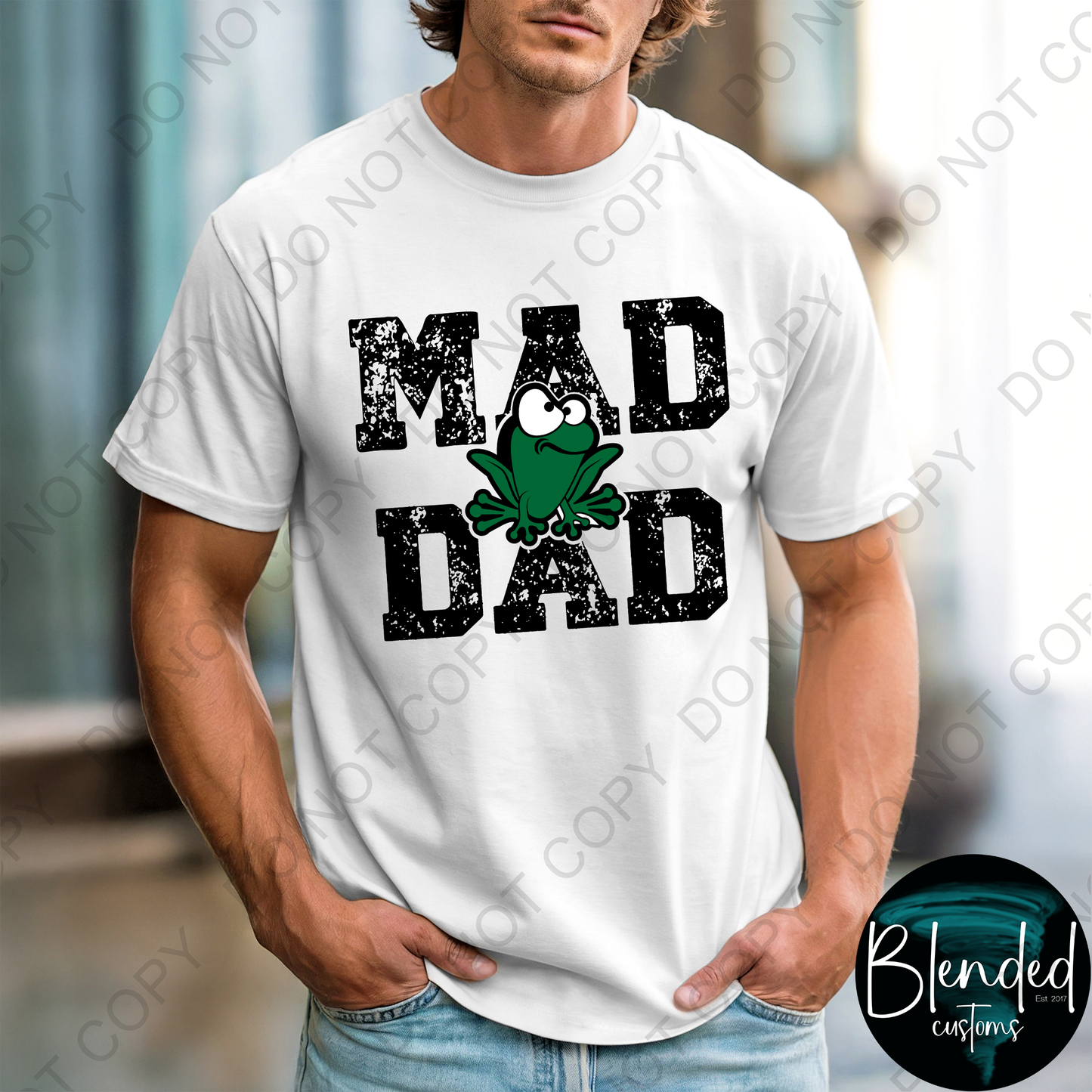 Comfort Colors Madfrog Mad Dad Volleyball T-shirt