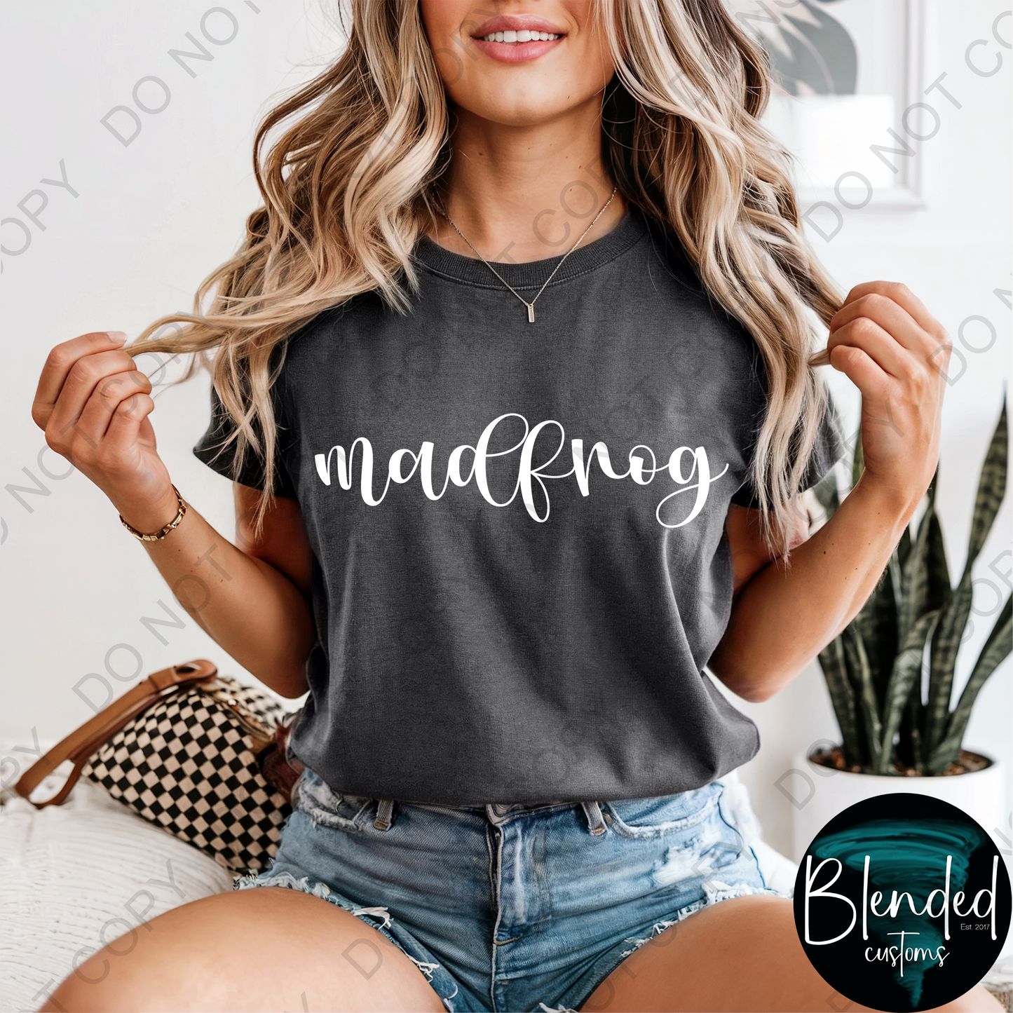 Comfort Colors Madfrog Script Volleyball T-shirt