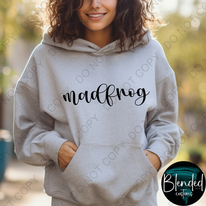 Madfrog Script Volleyball Hoodie