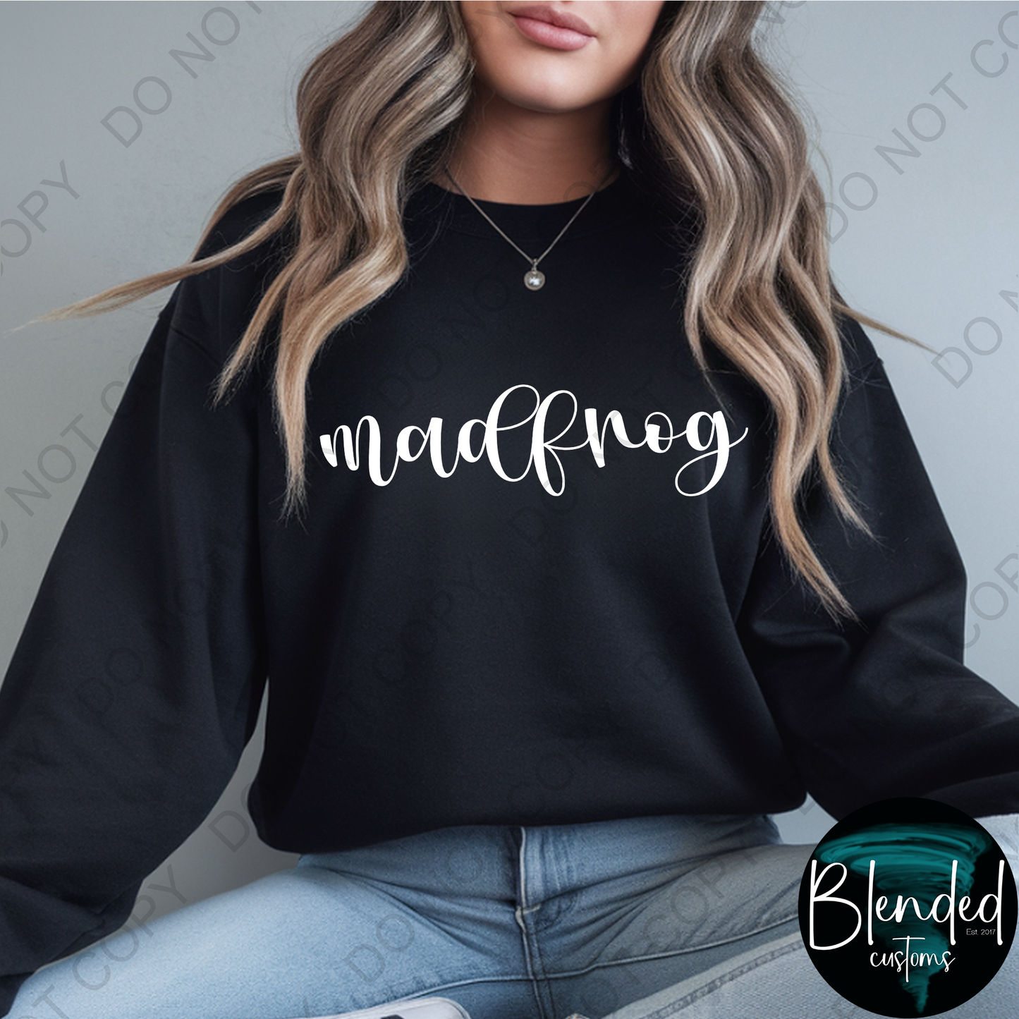 Madfrog Script Volleyball Crewneck