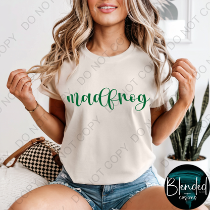 Comfort Colors Madfrog Script Volleyball T-shirt