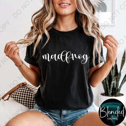 Comfort Colors Madfrog Script Volleyball T-shirt