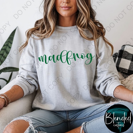 Madfrog Script Volleyball Crewneck