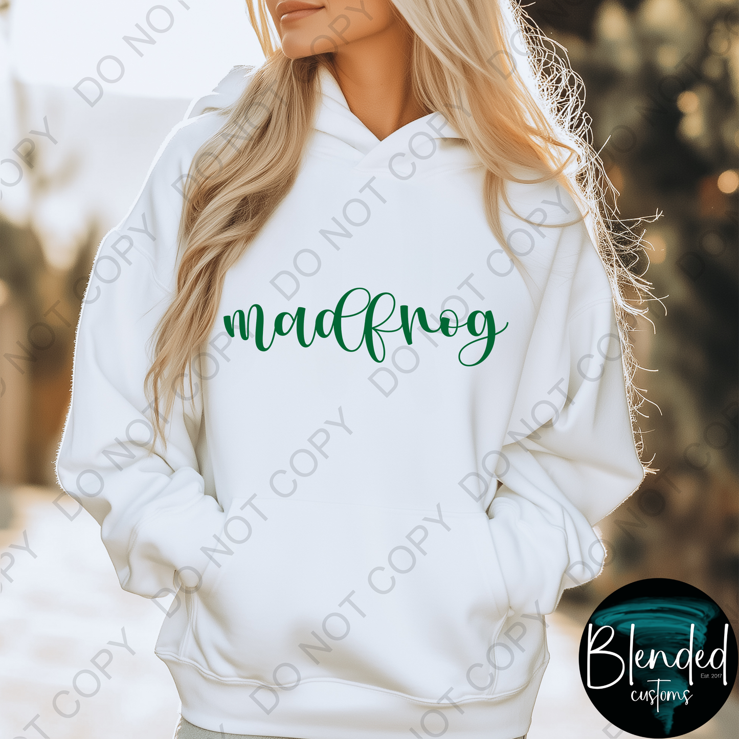 Madfrog Script Volleyball Hoodie