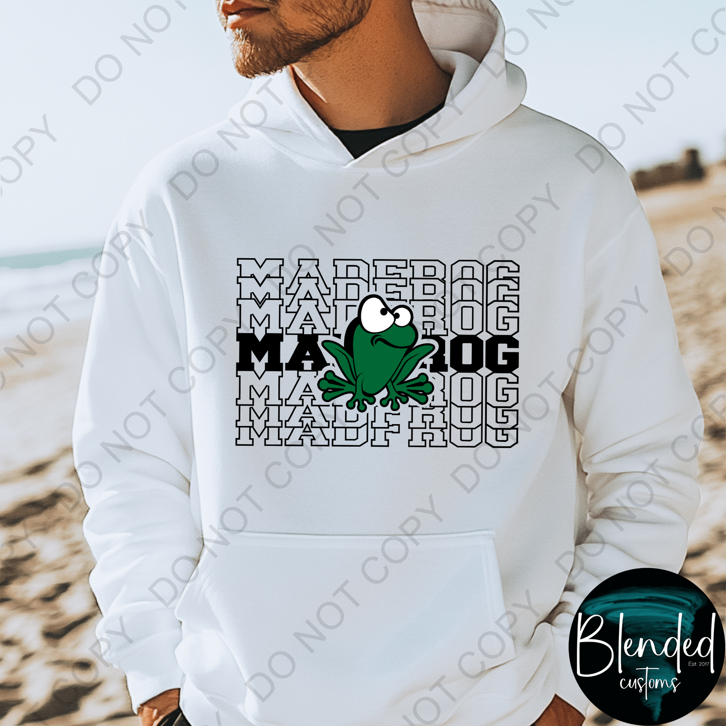 Stacked Madfrog Volleyball Hoodie