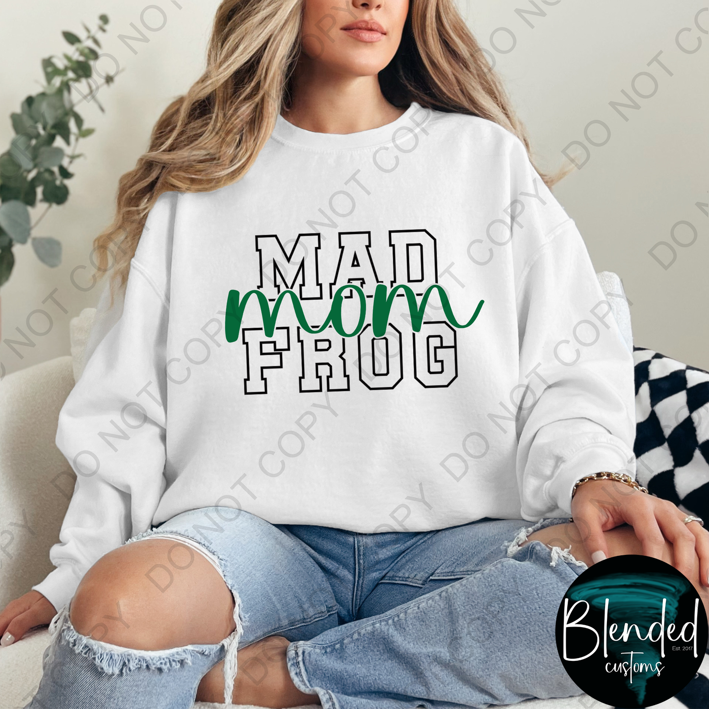 Madfrog Mom Volleyball Crewneck