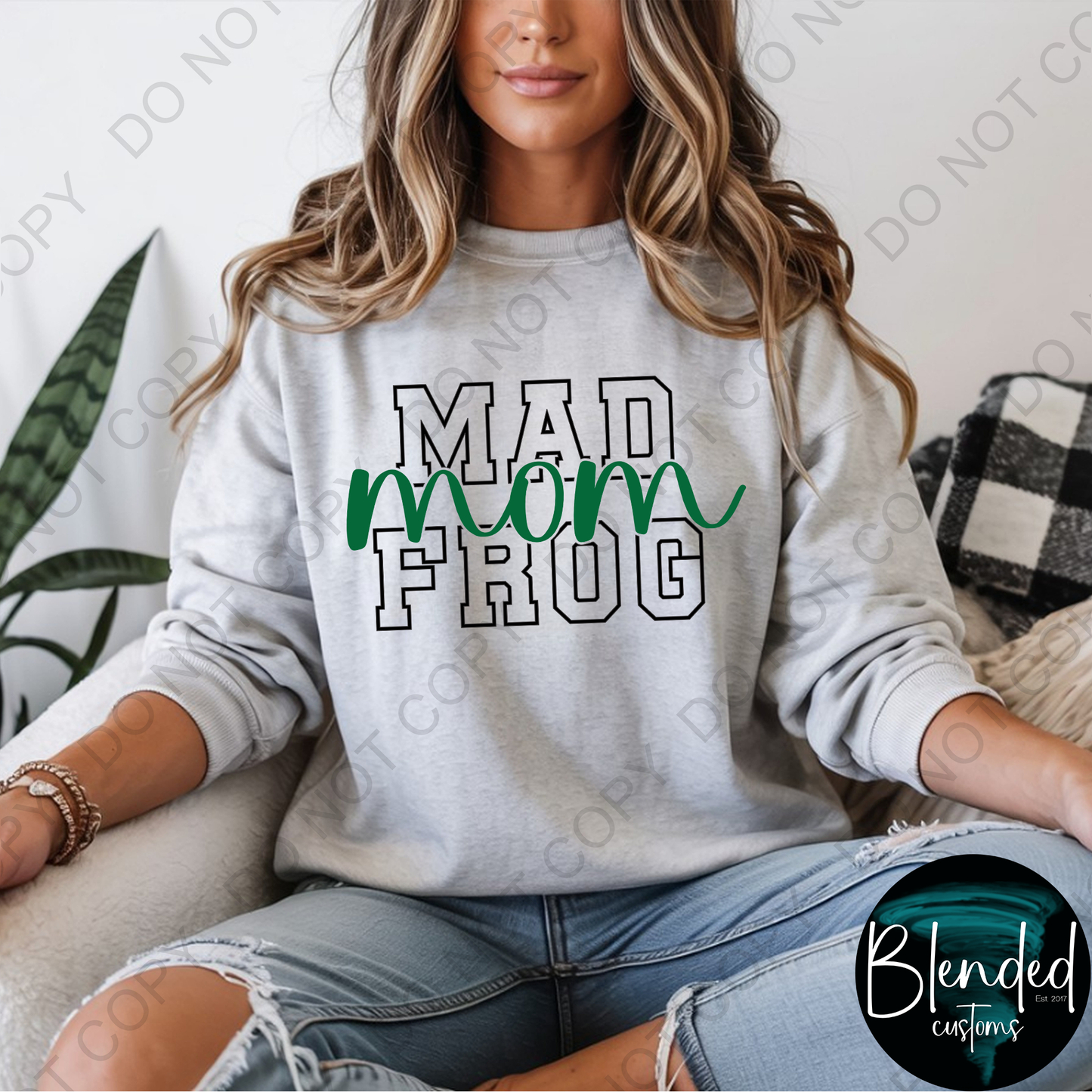 Madfrog Mom Volleyball Crewneck