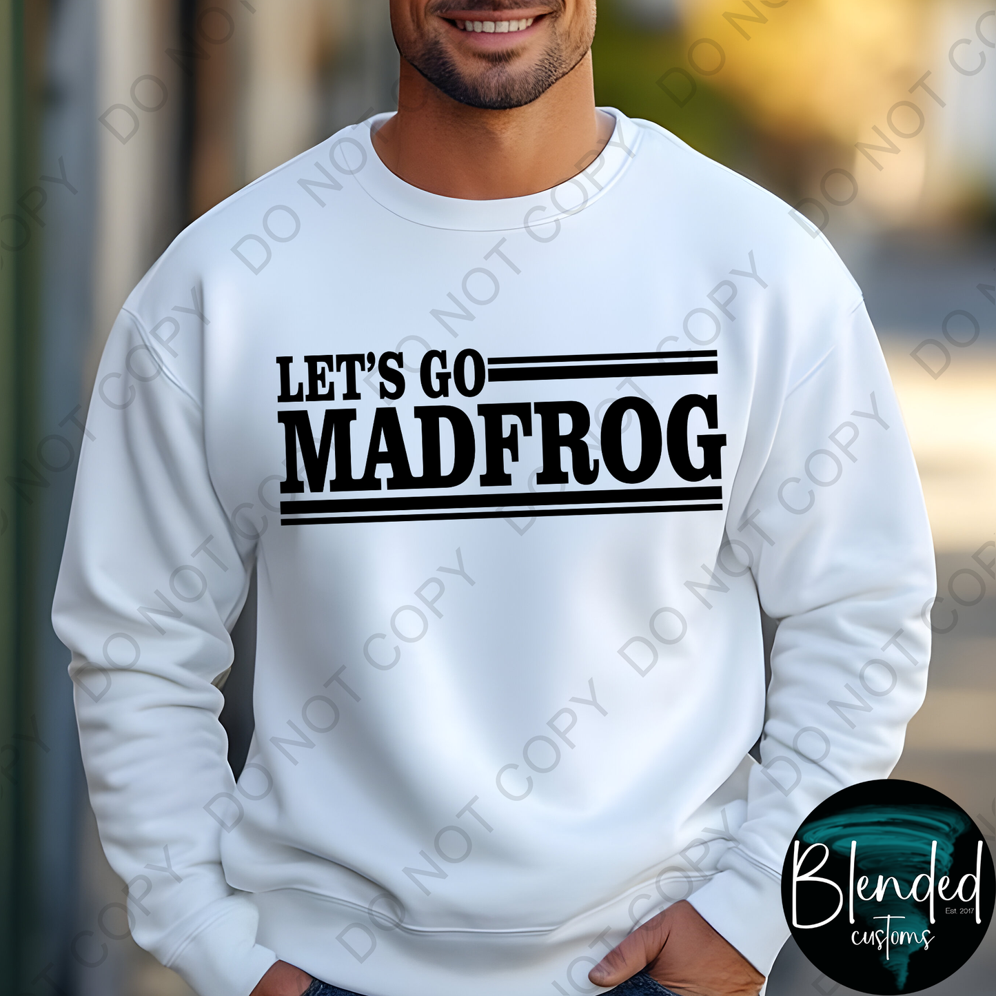 Let's Go Madfrog Volleyball Crewneck