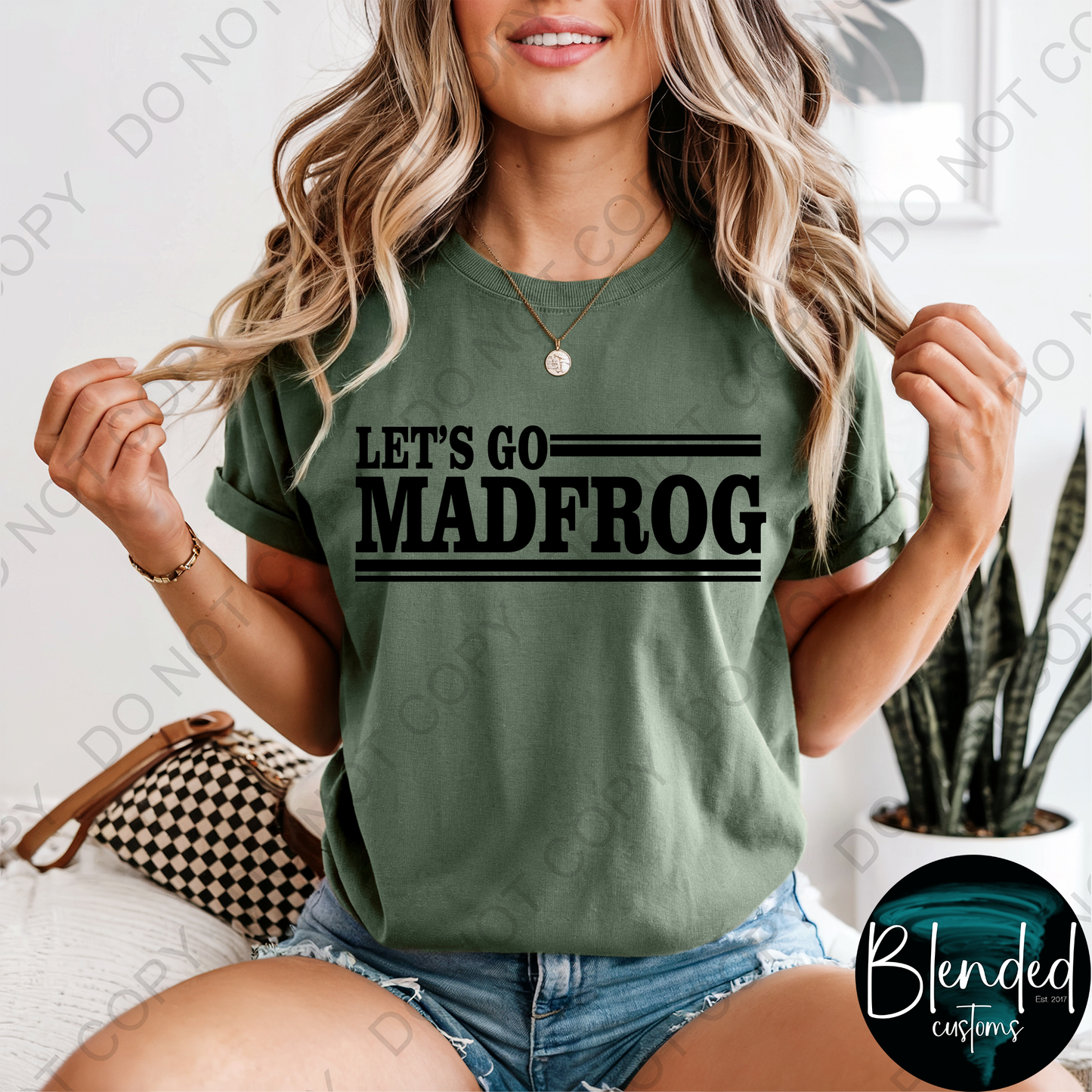 Comfort Colors Let's Go Madfrog Volleyball T-shirt