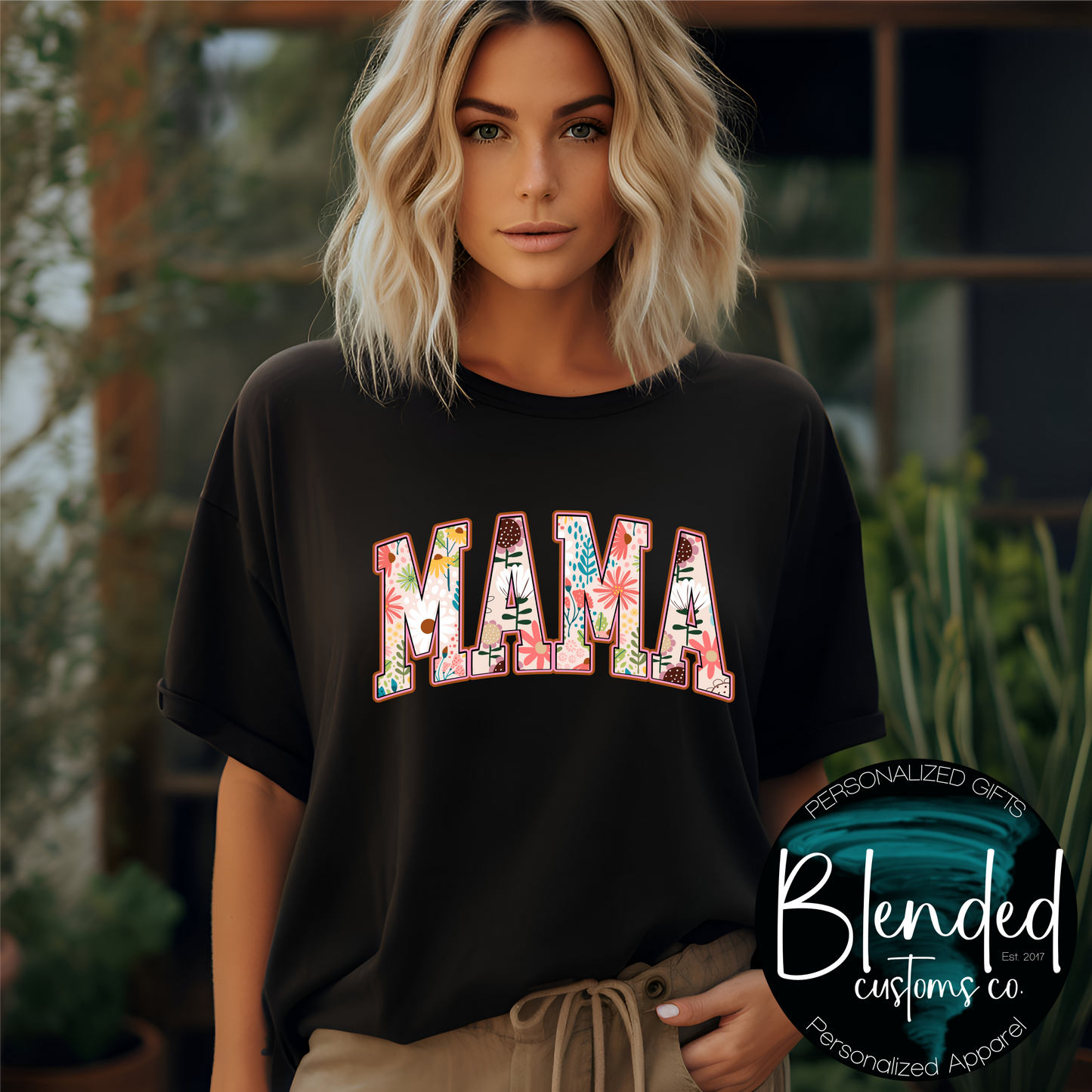 Mama Floral Shirt