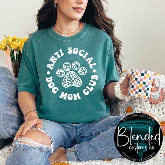 Anti-Social Dog Mom Club Shirt