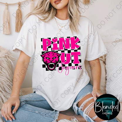 Horn Jaguar Volleyball Pink Out Shirt - Exclusive Design by Blended Customs