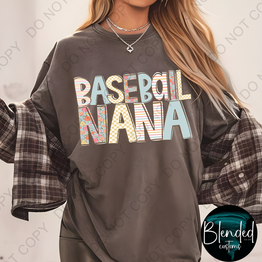 Baseball Nana Shirt