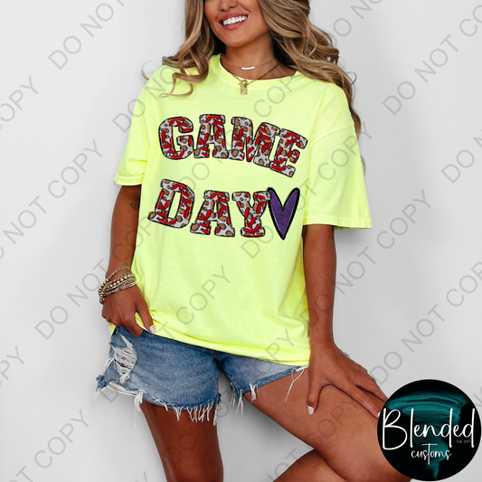 Game Day Purple Heart Shirt