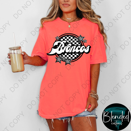 Broncos Checked Mascot Shirt