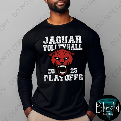 Horn Jaguar Volleyball Playoff Shirt - Exclusive Design by Blended Customs