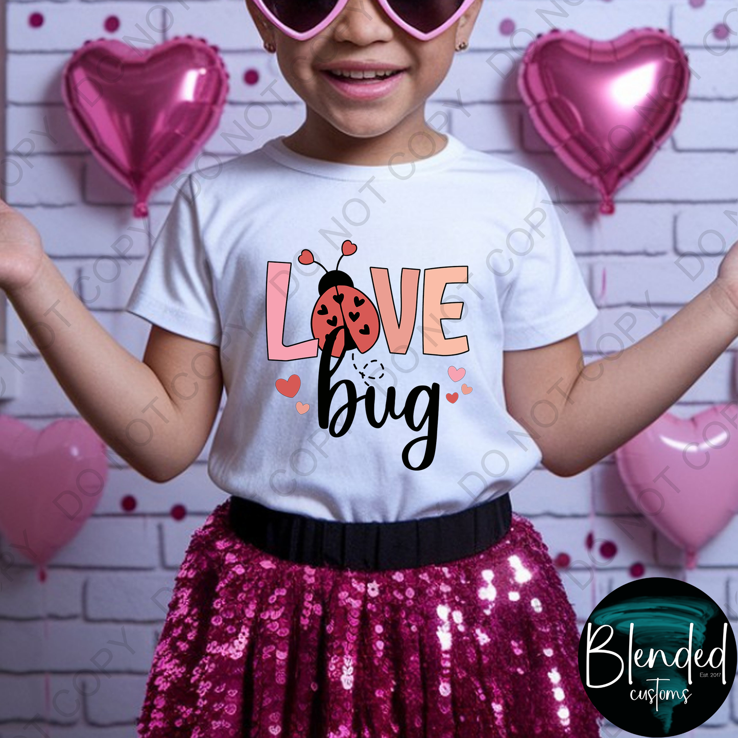 Kids Love Bug Valentine Shirt