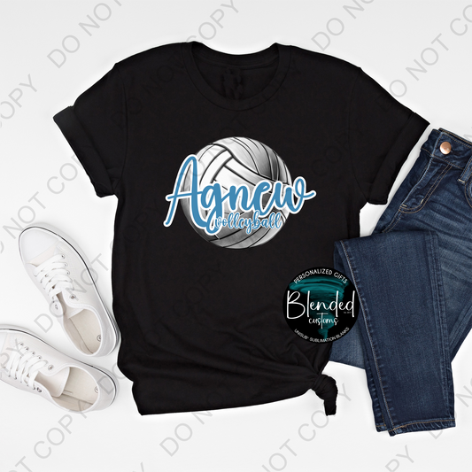 Agnew Trojans School Shirt - Exclusive Design by Blended Customs