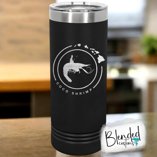 Coco Shrimp Laser Engraved Tumbler - 22 oz