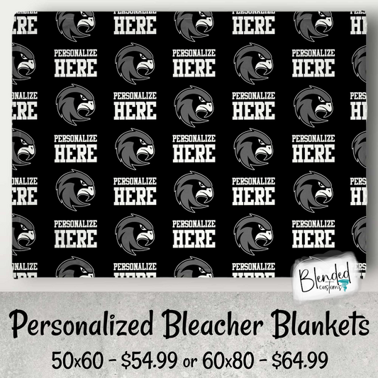 Frasier Falcon Bleacher Blanket - Personalized