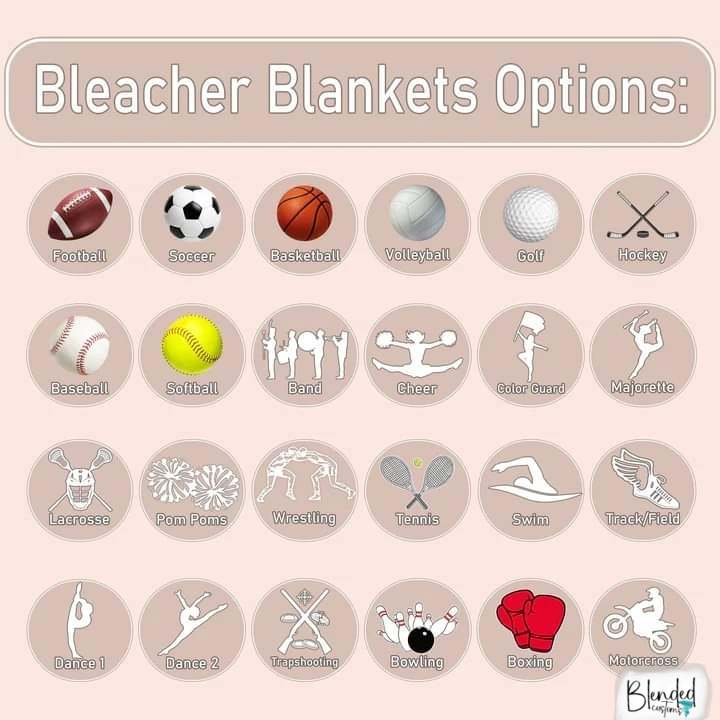 School Mascot Bleacher Blanket