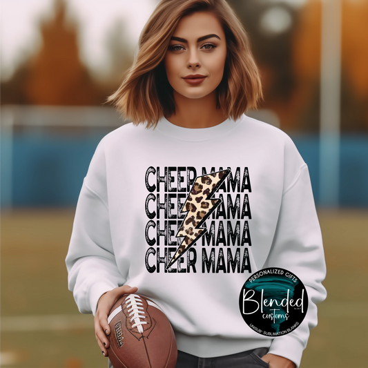 Cheer Mama Lightening Strike Shirt