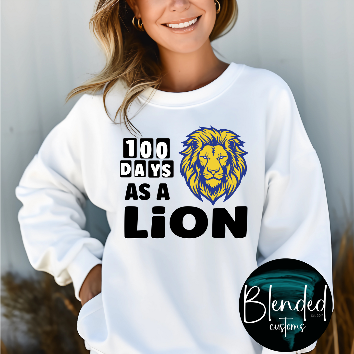 Teacher 100 Days As A Lion School Shirt