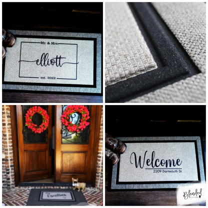 Welcome Softball Field Doormat