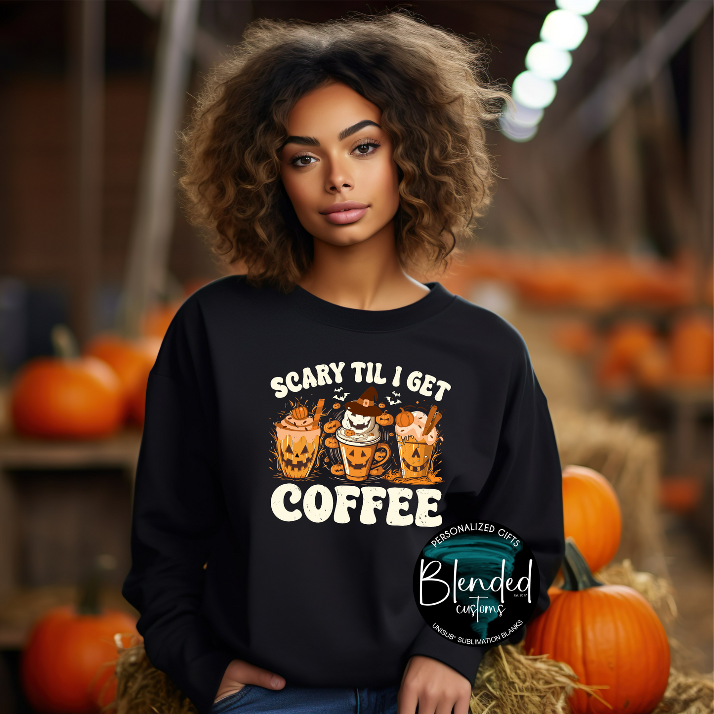 Scary Til I Get Coffee Shirt