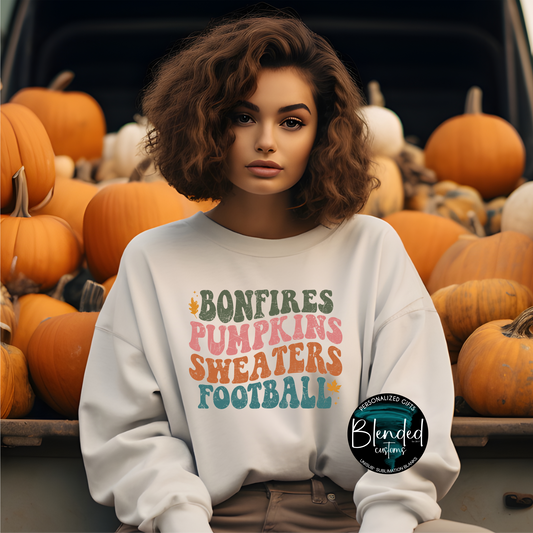 Bonfires, Pumpkins, Sweaters, Football Shirt